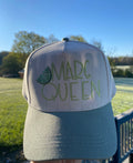 “Marg Queen” with lime embroidered baseball cap